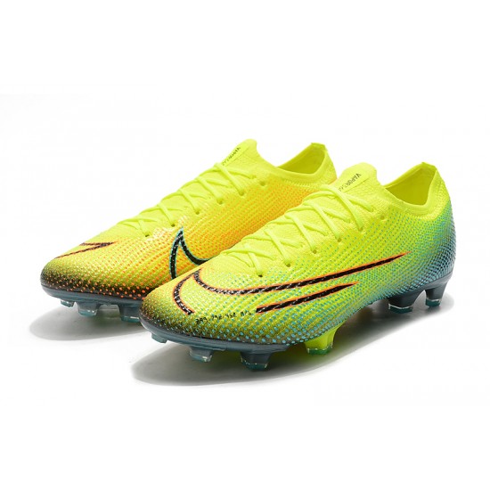 Nike Dream Speed 002 Mercurial Vapor 13 Elite FG Yellow Green Red Black Soccer Cleats