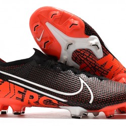 Nike Dream Speed Mercurial Vapor 13 Elite FG Black White Orange Soccer Cleats