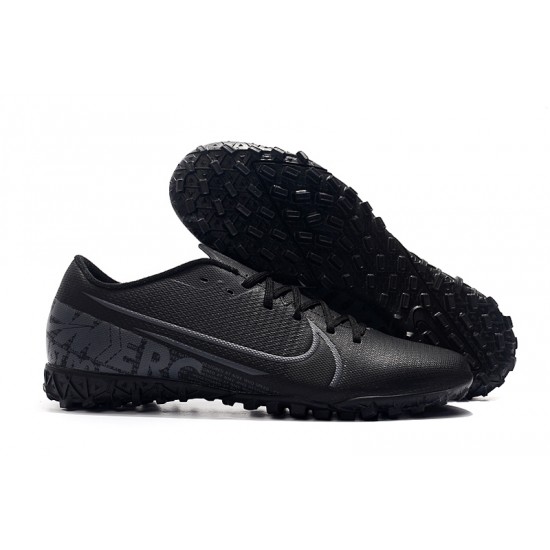 Choose To Buy Nike Mercurial Vapor 13 Academy TF All Black Soccer Cleats Online