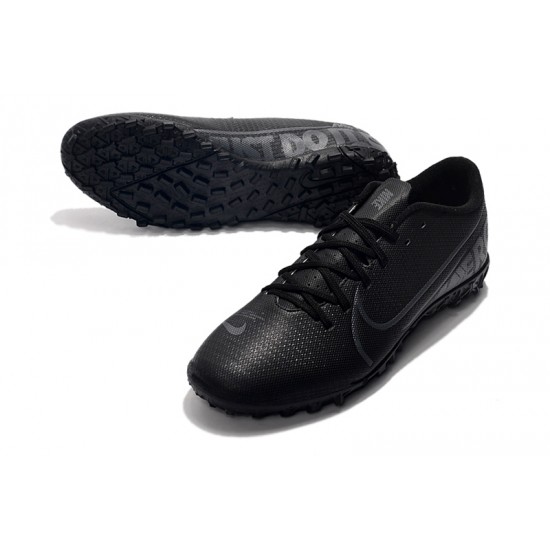 Choose To Buy Nike Mercurial Vapor 13 Academy TF All Black Soccer Cleats Online