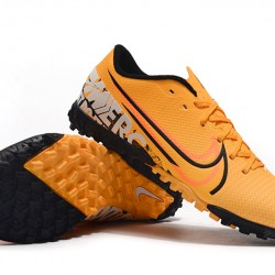 Nike Mercurial Vapor 13 Academy TF Black Orange Soccer Cleats