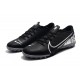 Nike Mercurial Vapor 13 Academy TF Black White Soccer Cleats