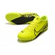 Nike Mercurial Vapor 13 Academy TF Black Yellow Soccer Cleats