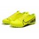 Nike Mercurial Vapor 13 Academy TF Black Yellow Soccer Cleats