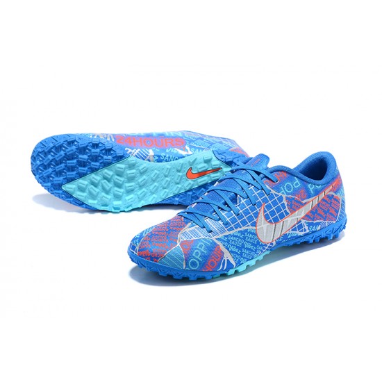 Shop the latest Nike Mercurial Vapor 13 Academy TF Blue Deep Blue Black Soccer Cleats On Sale