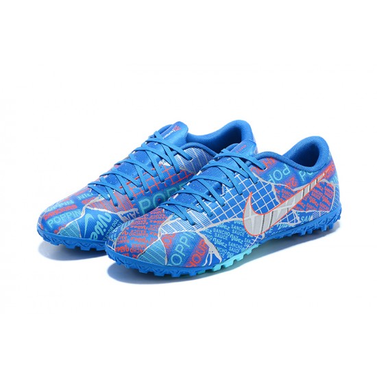 Shop the latest Nike Mercurial Vapor 13 Academy TF Blue Deep Blue Black Soccer Cleats On Sale