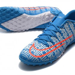 Nike Mercurial Vapor 13 Academy TF Blue Orange White Soccer Cleats
