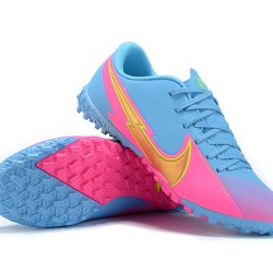 Nike Mercurial Vapor 13 Academy TF Blue Pink Soccer Cleats