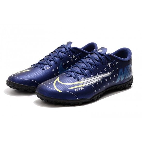 To Have A Strong Footing In A Market Nike Mercurial Vapor 13 Academy TF Green Deep Blue Soccer Cleats For Sale
