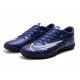 Nike Mercurial Vapor 13 Academy TF Green Deep Blue Soccer Cleats