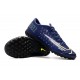 Nike Mercurial Vapor 13 Academy TF Green Deep Blue Soccer Cleats