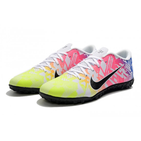 Salable Goods Nike Mercurial Vapor 13 Academy TF Green Pink Black Soccer Cleats Shop Online
