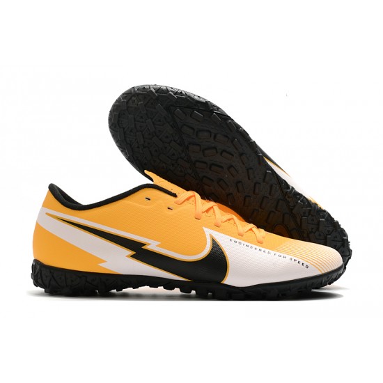 Nike Mercurial Vapor 13 Academy TF Orange Black Grey Soccer Cleats