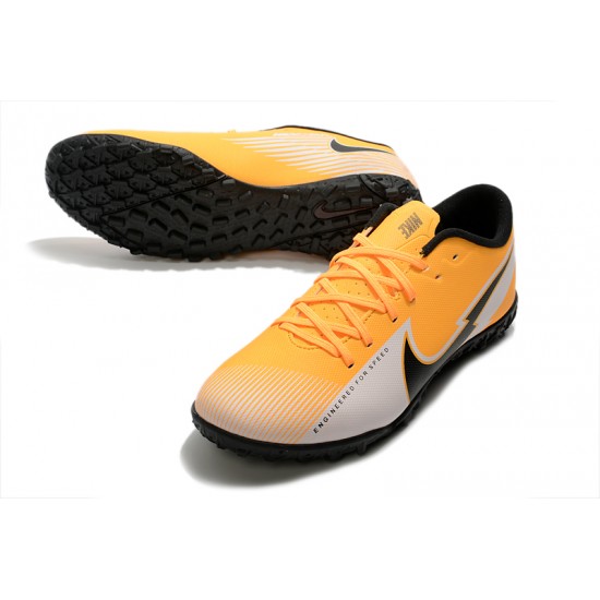 Discover Nike Mercurial Vapor 13 Academy TF Orange Black Grey Soccer Cleats Shop