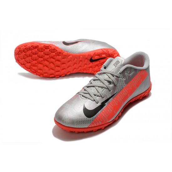 The Best Seller Nike Mercurial Vapor 13 Academy TF Orange Silver Black Soccer Cleats Sale