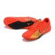 Nike Mercurial Vapor 13 Academy TF Red Gold Soccer Cleats