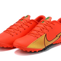 Nike Mercurial Vapor 13 Academy TF Red Gold Soccer Cleats