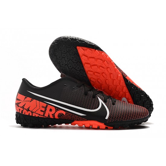 Nike Mercurial Vapor 13 Academy TF Red White Black Soccer Cleats