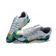 Nike Mercurial Vapor 13 Academy TF Silver Green Yellow Soccer Cleats