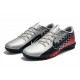 Best Quality Nike Mercurial Vapor 13 Academy TF Silver Red Black Soccer Cleats For Sale