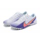 Sell Like Wild Fire Nike Mercurial Vapor 13 Academy TF White Blue Pink Soccer Cleats Online Shop