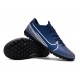 Buy And Seller Nike Mercurial Vapor 13 Academy TF White Deep Blue Soccer Cleats Online