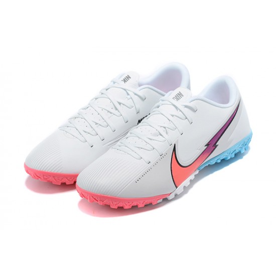 Our Top Picks Nike Mercurial Vapor 13 Academy TF White LtBlue Pink Soccer Cleats On Sale