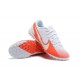 Nike Mercurial Vapor 13 Academy TF White Orange Soccer Cleats