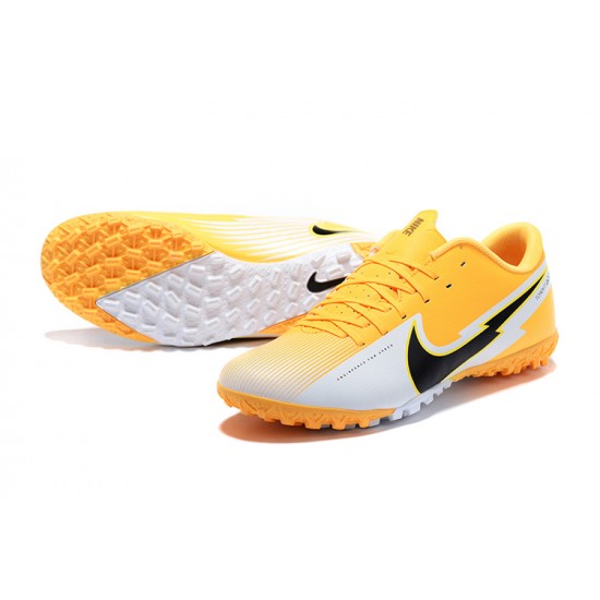 Discover the top-selling Nike Mercurial Vapor 13 Academy TF Yellow Black Grey Soccer Cleats For Sale