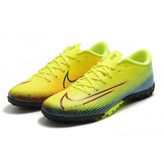 Nike Mercurial Vapor 13 Academy TF Yellow Black Orange Soccer Cleats