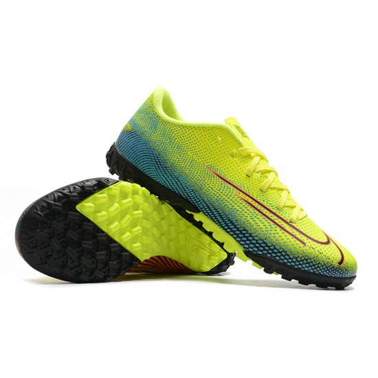 Nike Mercurial Vapor 13 Academy TF Yellow Black Orange Soccer Cleats