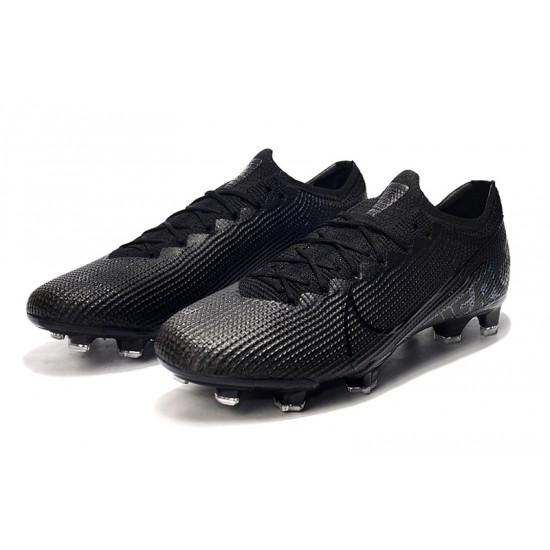 Nike Mercurial Vapor 13 Elite FG All Black Soccer Cleats