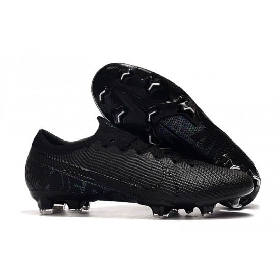 Nike Mercurial Vapor 13 Elite FG All Black Soccer Cleats