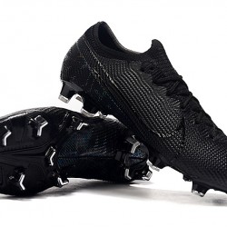 Nike Mercurial Vapor 13 Elite FG All Black Soccer Cleats