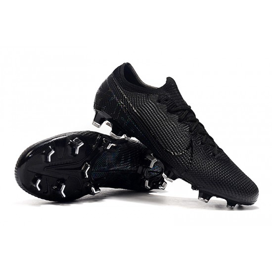 Nike Mercurial Vapor 13 Elite FG All Black Soccer Cleats - Nike ...