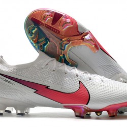 Nike Mercurial Vapor 13 Elite FG Beige White Pink Soccer Cleats