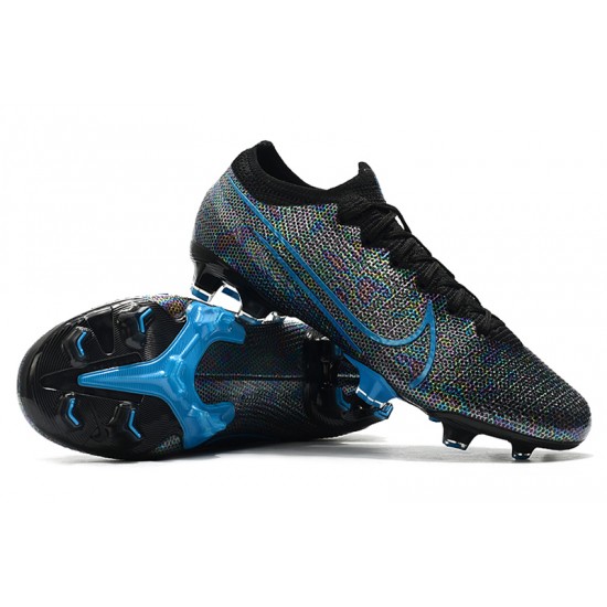 Nike Mercurial Vapor 13 Elite FG Black Blue Soccer Cleats