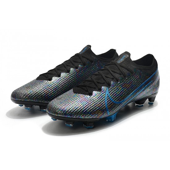 Nike Mercurial Vapor 13 Elite FG Black Blue Soccer Cleats