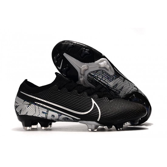 Buy the latest Nike Mercurial Vapor 13 Elite FG Black Silver Soccer Cleats Online