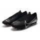 Nike Mercurial Vapor 13 Elite FG Black Silver Soccer Cleats