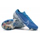 Nike Mercurial Vapor 13 Elite FG Blue White Soccer Cleats