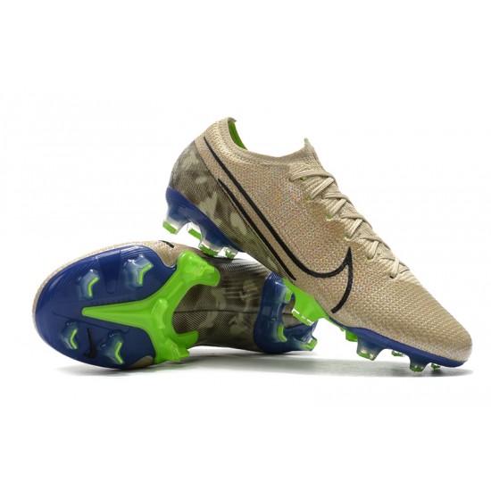 Nike Mercurial Vapor 13 Elite FG Brown Black Green Soccer Cleats