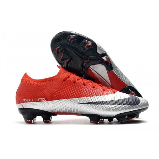 Explore Nike Mercurial Vapor 13 Elite FG Deep Red Silver Black Soccer Cleats For Sale