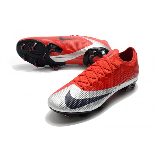 Explore Nike Mercurial Vapor 13 Elite FG Deep Red Silver Black Soccer Cleats For Sale