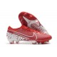 Nike Mercurial Vapor 13 Elite FG Deep Red White Soccer Cleats