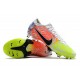 Nike Mercurial Vapor 13 Elite FG Multi White Green Black Orange Soccer Cleats