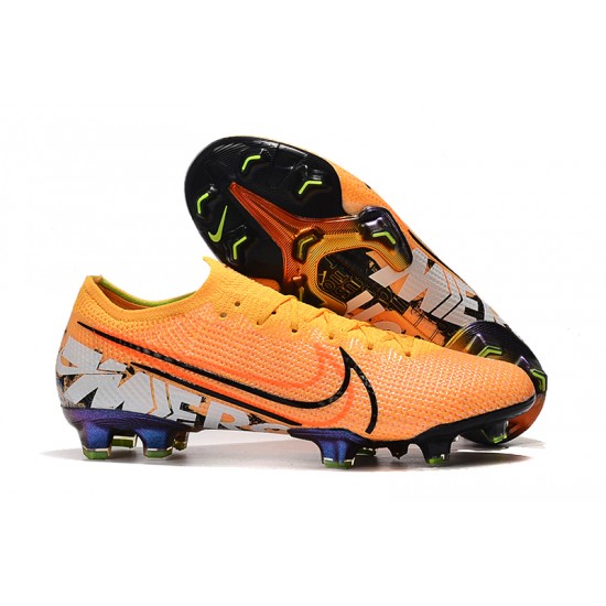 Nike Mercurial Vapor 13 Elite FG Orange Black White Soccer Cleats