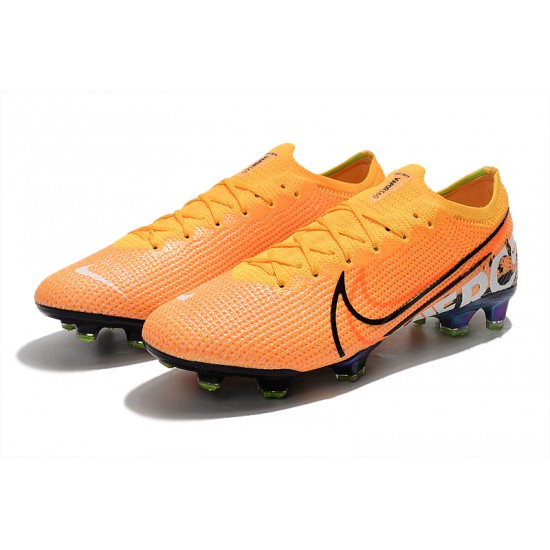 Nike Mercurial Vapor 13 Elite FG Orange White Black Soccer Cleats