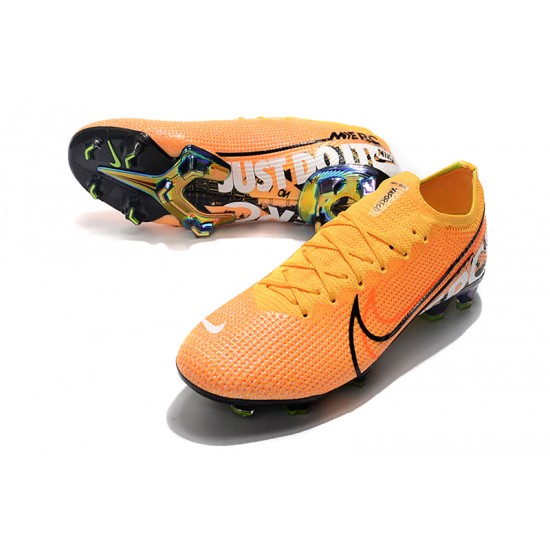 Nike Mercurial Vapor 13 Elite FG Orange White Black Soccer Cleats