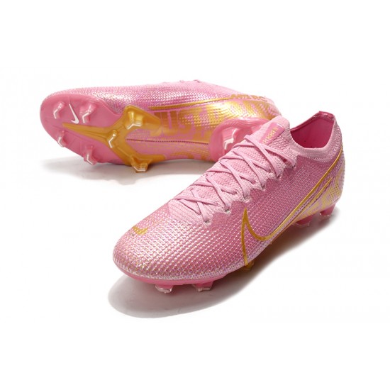 Order To Buy Nike Mercurial Vapor 13 Elite FG Pink Gold Soccer Cleats On Sale